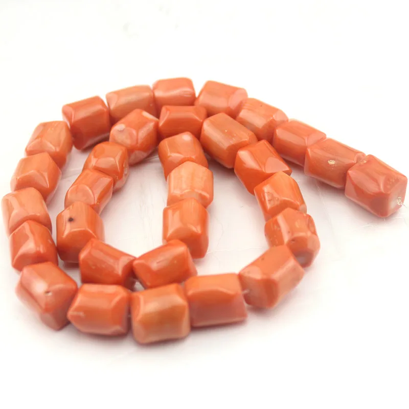 Free Shipping 12x14mm 100% Real Freeform Column Orange Coral Jewelry Making Gems Large Coral Beads Strand 15"
Free Shipping 12x14mm 100% Real Freeform Column Orange Coral Jewelry Making Gems Large Coral Beads Strand 15"