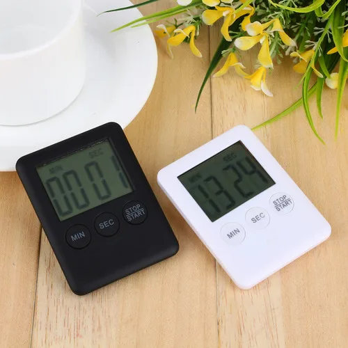 2 Colors Kitchen Timer Square Large LCD Digital Kitchen Timer Cooking Timer Alarm Clock Magnet Digital Table Clock
2 Colors Kitchen Timer Square Large LCD Digital Kitchen Timer Cooking Timer Alarm Clock Magnet Digital Table Clock