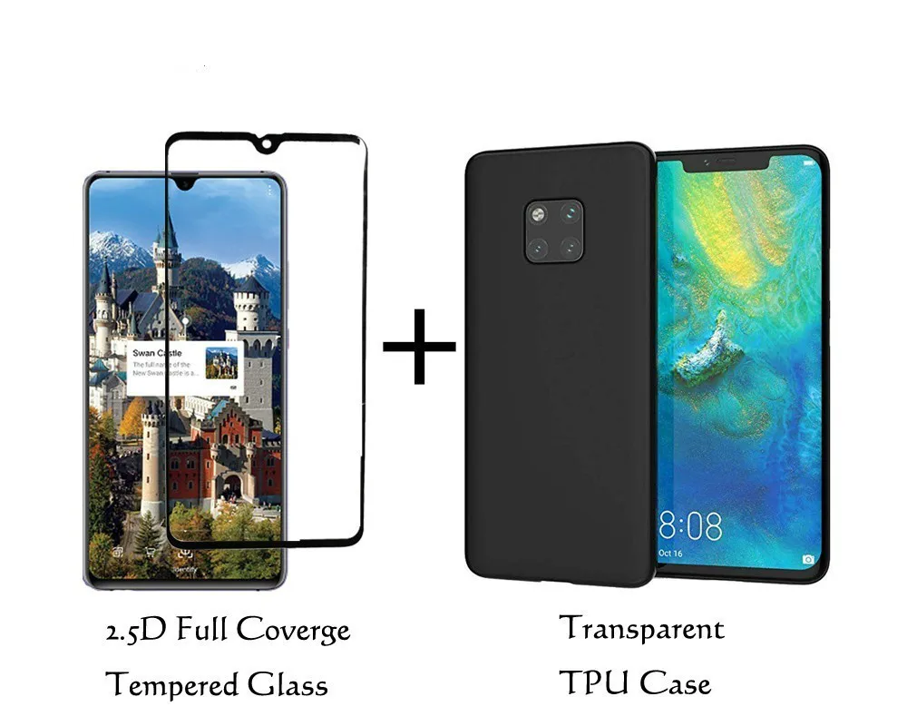 0 3 мм Полное покрытие закаленное стекло Защита экрана для Huawei Mate 20X Porsche Design mate 20 X