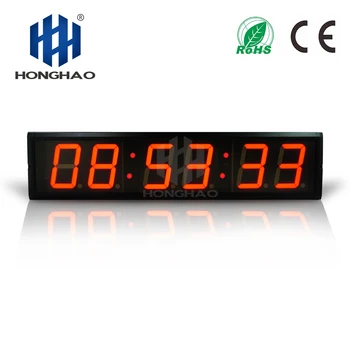 Fedex Free Shipping 4" 6Digits Large Led high quality projection wall clock remote control stopwatch
Fedex Free Shipping 4" 6Digits Large Led high quality projection wall clock remote control stopwatch