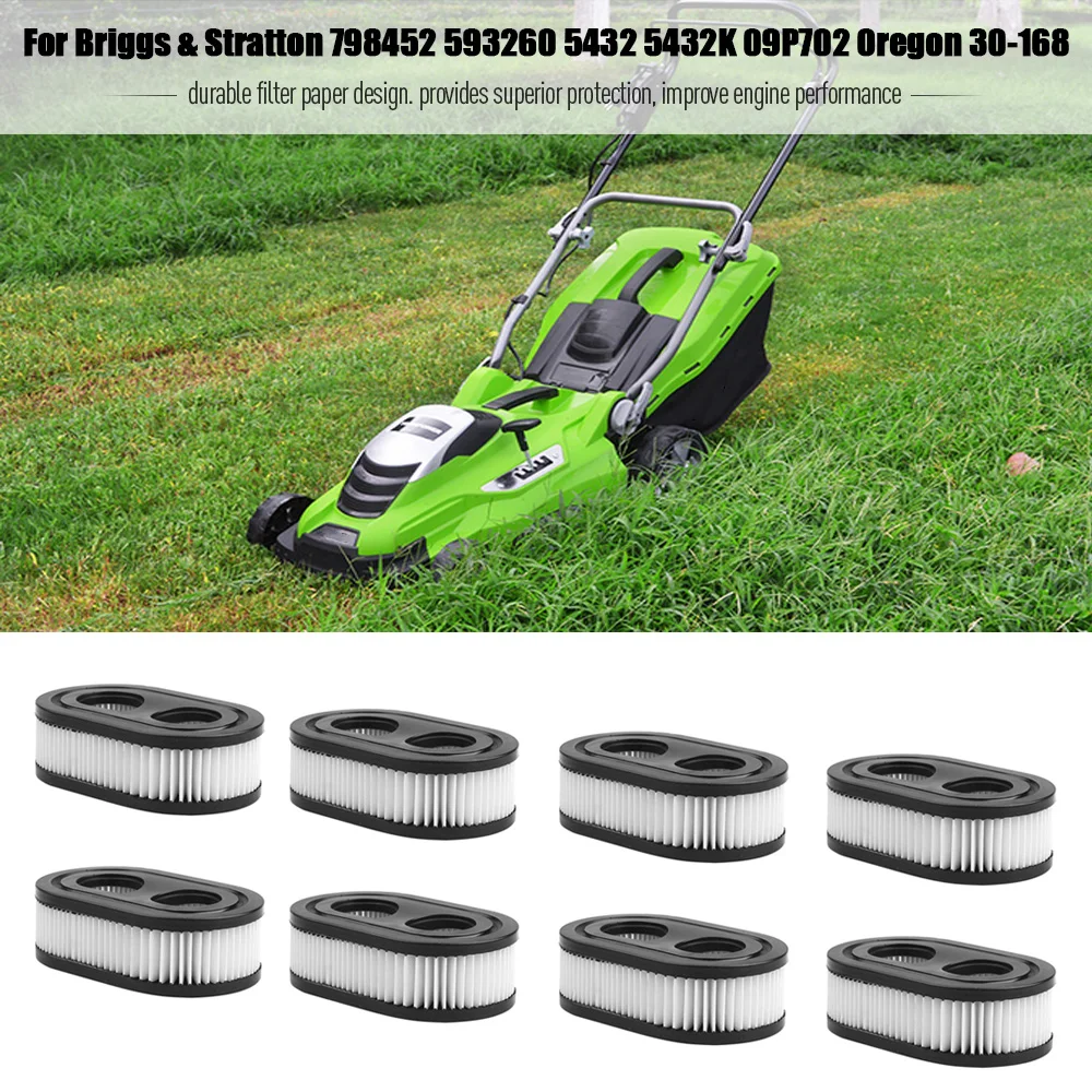 New 5 PCS 8 PCS Air Filter for Briggs & Stratton for Briggs & Stratton 550E-550EX Series 798452 593260 5432 5432K
New 5 PCS 8 PCS Air Filter for Briggs & Stratton for Briggs & Stratton 550E-550EX Series 798452 593260 5432 5432K