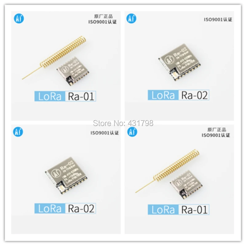 AIoT SX1278 LoRa Spread Spectrum Wireless Module 433MHz Wireless serial port SPI interface LoRa-01 / LoRa-02
AIoT SX1278 LoRa Spread Spectrum Wireless Module 433MHz Wireless serial port SPI interface LoRa-01 / LoRa-02