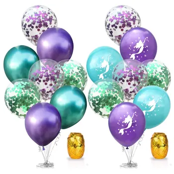 ZLJQ 9Pcs Cute Mermaid Balloons Confetti Air Ballons Wedding Ballons Kids Birthday Party Decorations Baby Shower Supplies
ZLJQ 9Pcs Cute Mermaid Balloons Confetti Air Ballons Wedding Ballons Kids Birthday Party Decorations Baby Shower Supplies