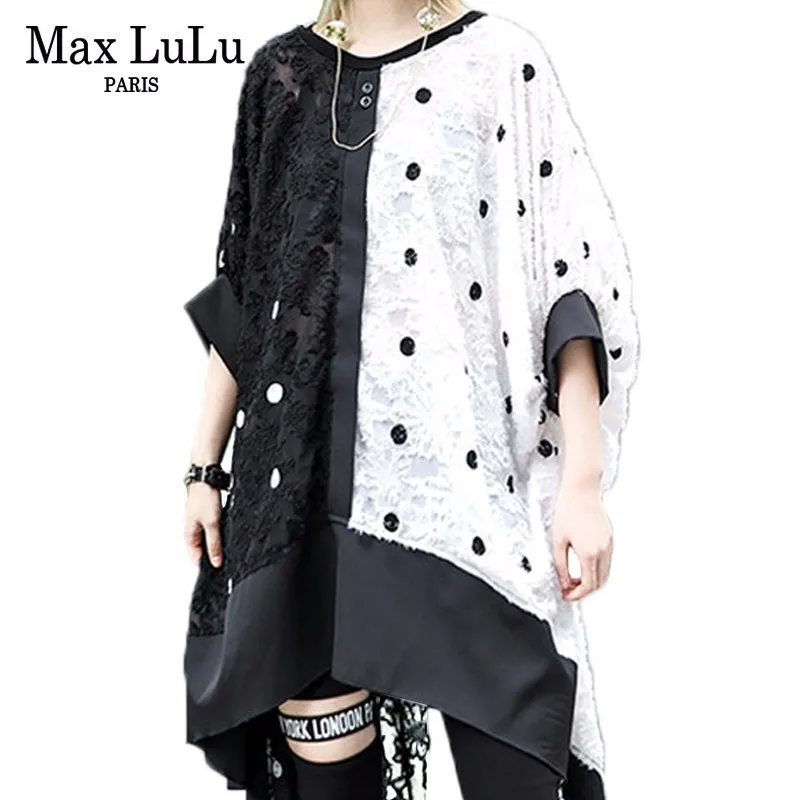 Max LuLu 2019 Korean Luxury Style Ladies Summer Clothes Womens Sexy Dot Lace Mini Dress Patchwork Female Punk Vestidos Plus Size
Max LuLu 2019 Korean Luxury Style Ladies Summer Clothes Womens Sexy Dot Lace Mini Dress Patchwork Female Punk Vestidos Plus Size