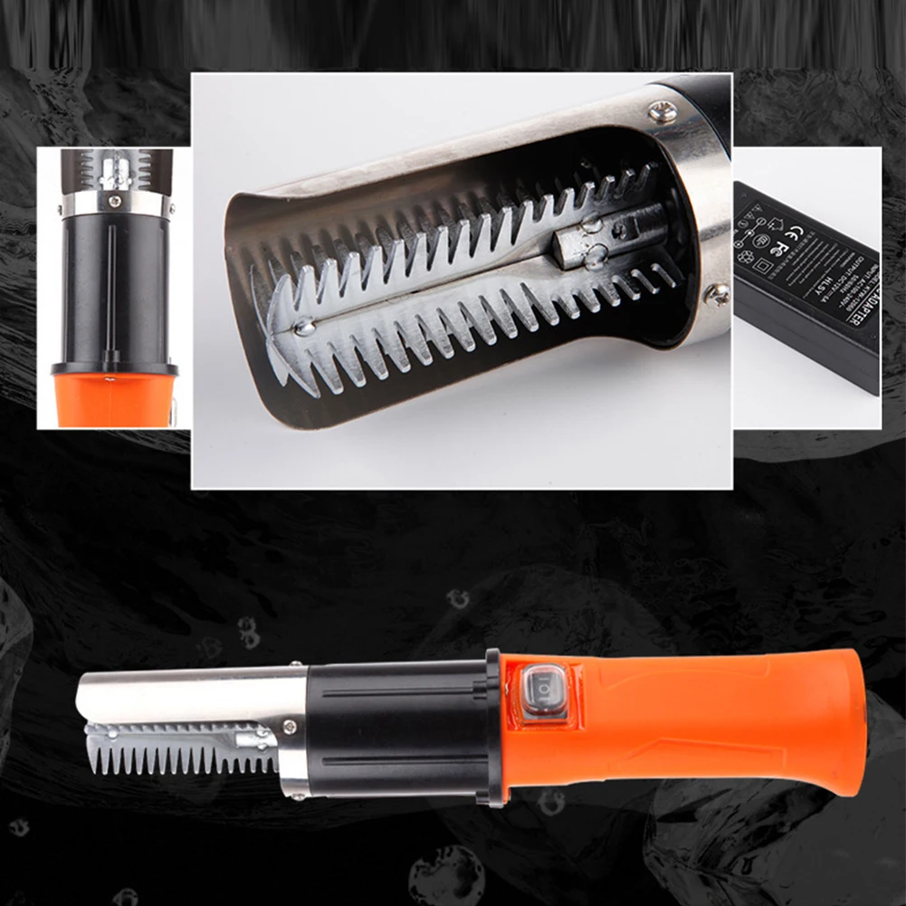 Powerful Blade Stainless Steel Waterproof Scraper Electric Fish Scaler Rechargeable Remover Seafood Tools Cleaner Useful
Powerful Blade Stainless Steel Waterproof Scraper Electric Fish Scaler Rechargeable Remover Seafood Tools Cleaner Useful