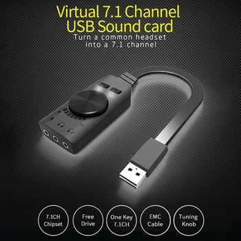 GS3 Converter Audio Virtual 7.1 Channel Sound Card Adapter 3.5mm Headset External USB Black Stereo For PC Desktop Notebook #0109
GS3 Converter Audio Virtual 7.1 Channel Sound Card Adapter 3.5mm Headset External USB Black Stereo For PC Desktop Notebook #0109