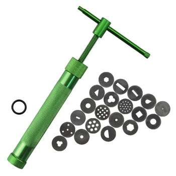 1 Set Craft Gun Clay Tools With 19 Tips Sugar Craft Sculpture Polymer Fondant Cake Sugar Paste Extruder Zinc Alloy
1 Set Craft Gun Clay Tools With 19 Tips Sugar Craft Sculpture Polymer Fondant Cake Sugar Paste Extruder Zinc Alloy