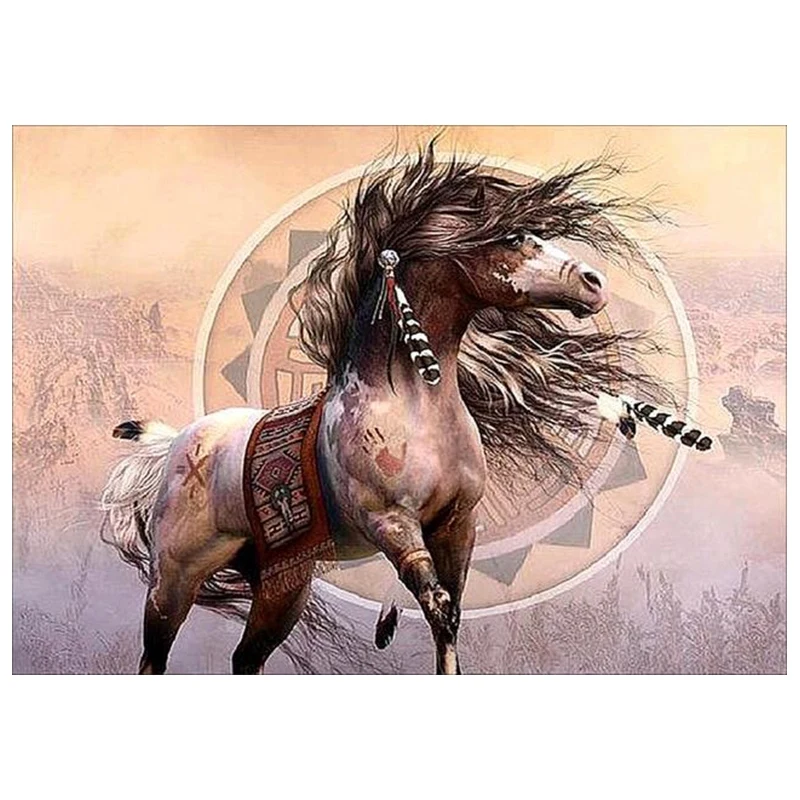 New-5D Diy Diamond Painting Animal Horse Embroidery Patterns Cross Stitch Needlework Diamond Rhinestone Wall Stickers
New-5D Diy Diamond Painting Animal Horse Embroidery Patterns Cross Stitch Needlework Diamond Rhinestone Wall Stickers