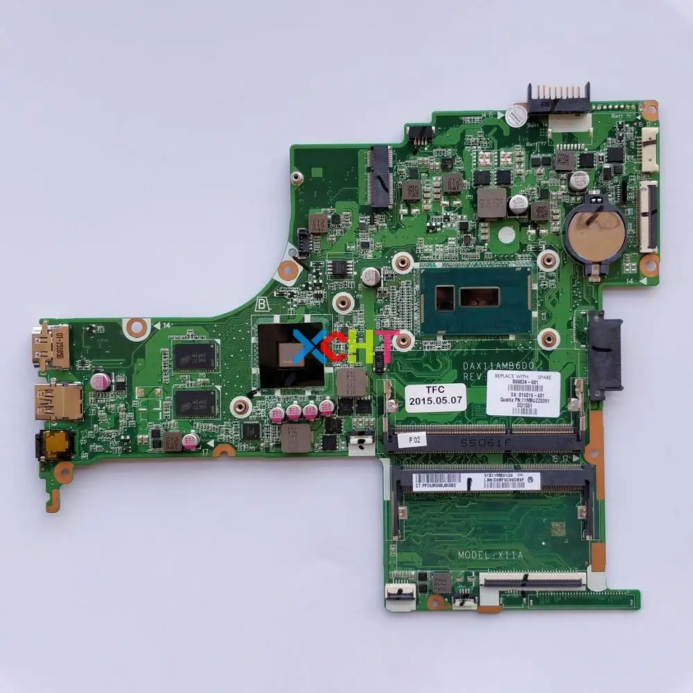 806834-601 806834-501 806834-001 DAX11AMB6D0 w R7M360/2GB GPU i5-5200U CPU for HP 14-AB Series 14-ab005TX PC Laptop Motherboard
806834-601 806834-501 806834-001 DAX11AMB6D0 w R7M360/2GB GPU i5-5200U CPU for HP 14-AB Series 14-ab005TX PC Laptop Motherboard
