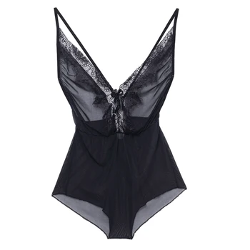 Women Black Sexy Mesh Lingerie Black Lace One Piece Sleepwear Plus Size Underwear Nightwear Babydoll Bodysuit 
Women Black Sexy Mesh Lingerie Black Lace One Piece Sleepwear Plus Size Underwear Nightwear Babydoll Bodysuit