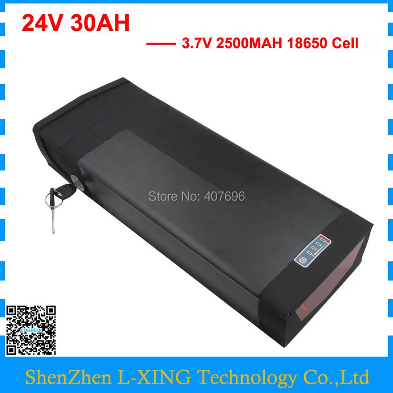 24V 30AH Battery 500W Lithium ion batteries 24Volt 30AH for ebike with tail light and USB Port with 30A BMS 29.4V 3A Charger
24V 30AH Battery 500W Lithium ion batteries 24Volt 30AH for ebike with tail light and USB Port with 30A BMS 29.4V 3A Charger