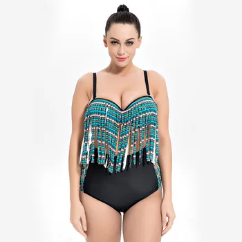 Plus Size Women fashion tassels Bikini Set Bikini Set Elegant Push up Padded Swimsuit High Waist Ladies Swimwear Bathing Suit
Plus Size Women fashion tassels Bikini Set Bikini Set Elegant Push up Padded Swimsuit High Waist Ladies Swimwear Bathing Suit