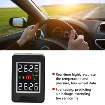 Car Tire Pressure Monitor System TPMS with 4 Internal Sensors for Toyota Mazda Honda Black Waterproof New
Car Tire Pressure Monitor System TPMS with 4 Internal Sensors for Toyota Mazda Honda Black Waterproof New
