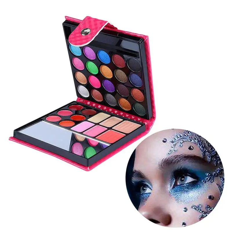 32 Color Beginner Earth Tone Eyeshadow Palette Matte Pearlescent Eye Shadow Box Wallet Makeup Set(Rose Box)
32 Color Beginner Earth Tone Eyeshadow Palette Matte Pearlescent Eye Shadow Box Wallet Makeup Set(Rose Box)
