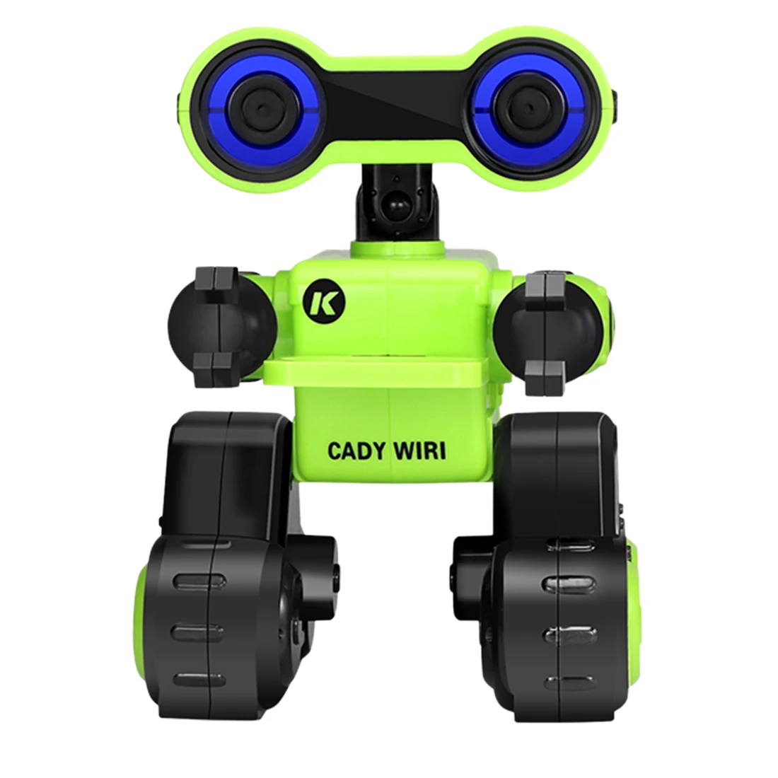 

2019 JJRC R13 CADY WIRI Intelligent Programming Robot With Singing Dancing Voice Chat Light Control Functions - Green/Yellow