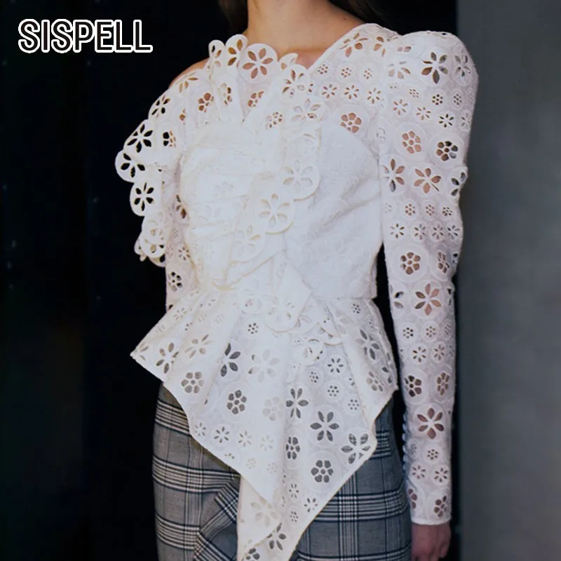 SISPELL Spring Women's Sexy Long Sleeve Shirt Hollow Out Perspective Off Shoulder Backless Women Fashion Clothing 2019 New Tide
SISPELL Spring Women's Sexy Long Sleeve Shirt Hollow Out Perspective Off Shoulder Backless Women Fashion Clothing 2019 New Tide