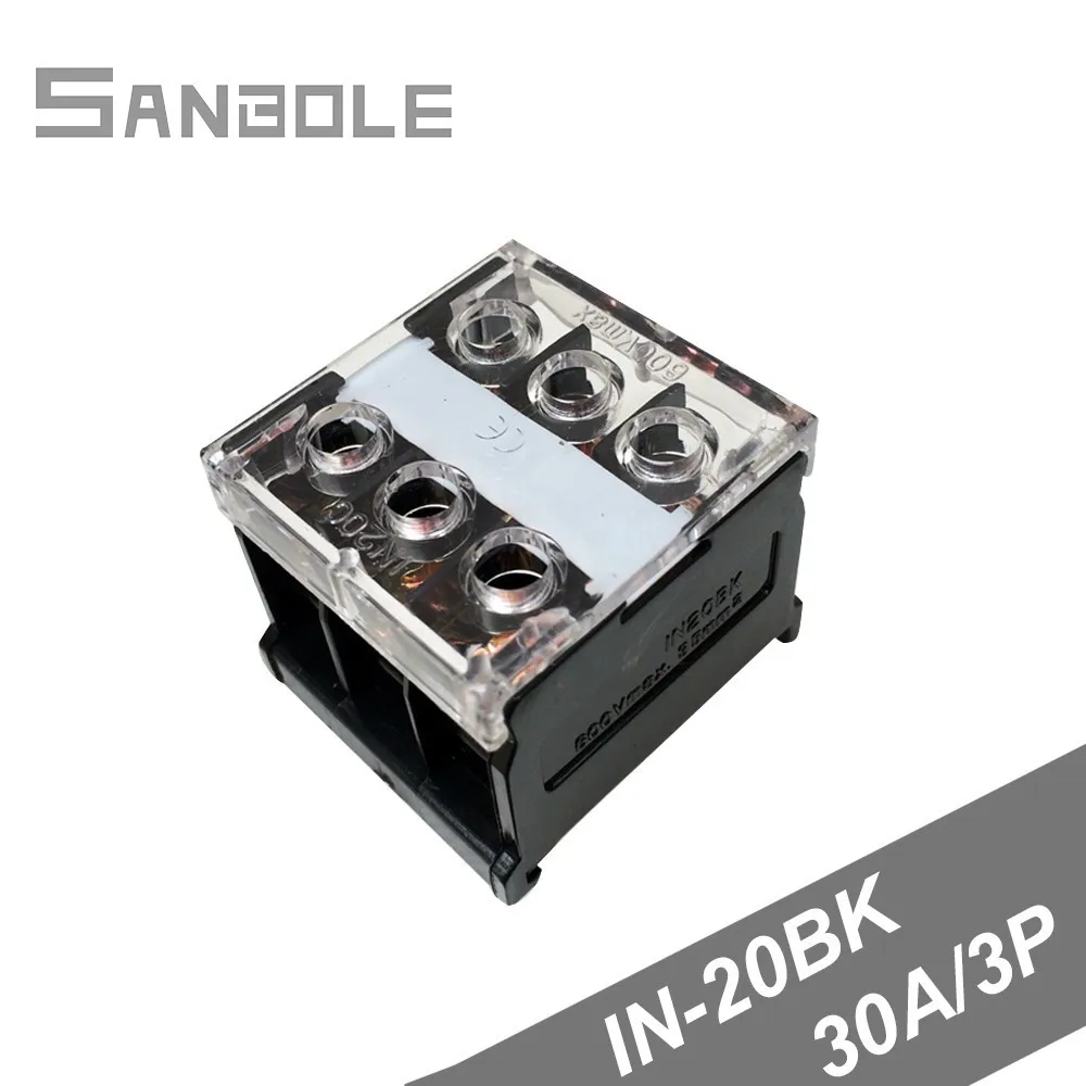 Terminal Block IN-20BK Connection 30A 3P Dual Row European Terminals Seat Connector Plate with screws cover 2-3.5mm2 (20PCS)
Terminal Block IN-20BK Connection 30A 3P Dual Row European Terminals Seat Connector Plate with screws cover 2-3.5mm2 (20PCS)