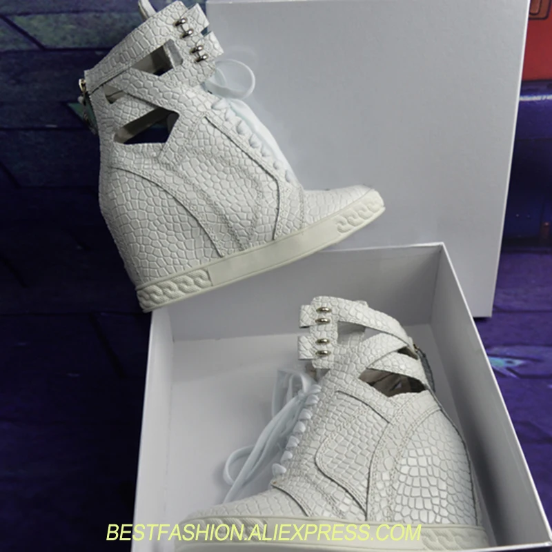 White Women Shoes High Wedge Shoes Platform Sneaker Hidden Heel Zapatos Mujer Fashion High Top Tenis Feminino Ankle Boots Summer
White Women Shoes High Wedge Shoes Platform Sneaker Hidden Heel Zapatos Mujer Fashion High Top Tenis Feminino Ankle Boots Summer