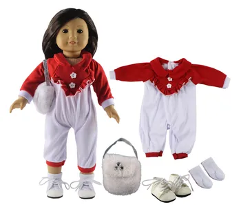 Hot 4in1 Set Doll Clothes+Shoes+White Socks+White Bag for 18'' American Doll Handmade Clothes Outfit
Hot 4in1 Set Doll Clothes+Shoes+White Socks+White Bag for 18'' American Doll Handmade Clothes Outfit