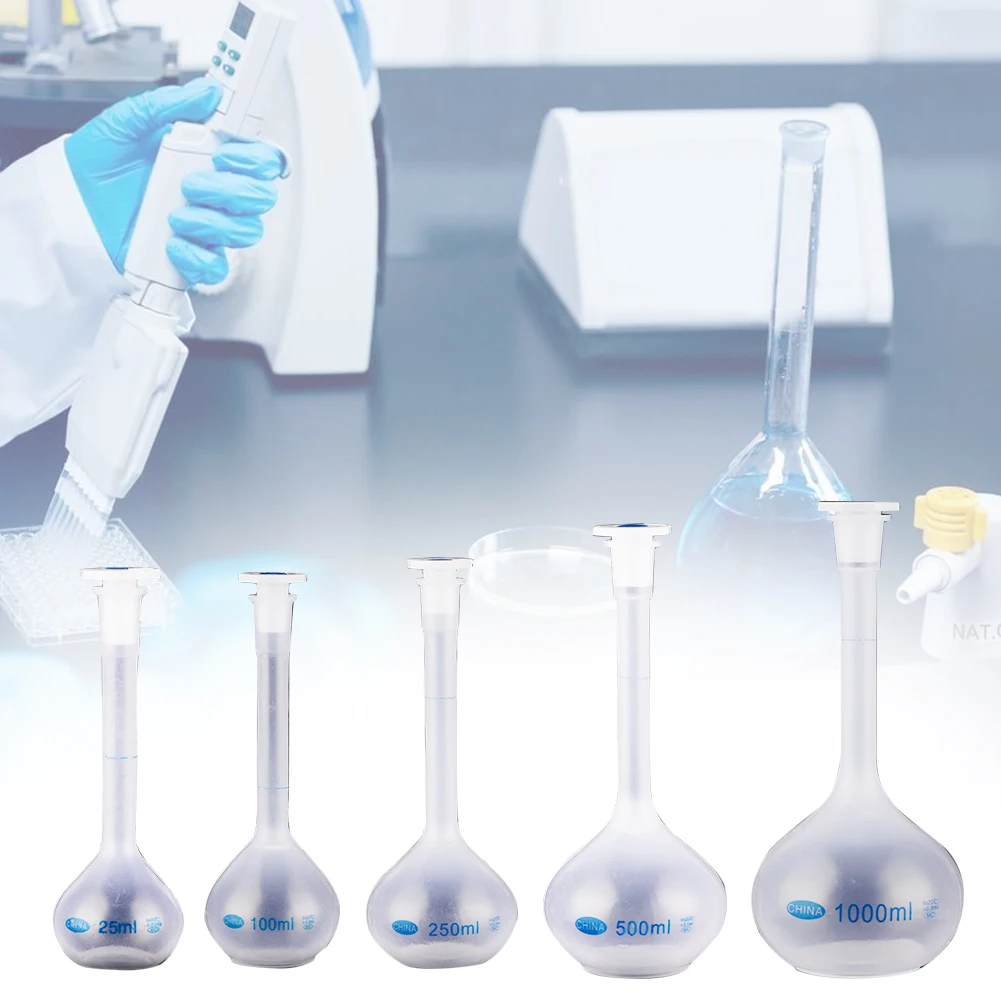 Ware School Bottle Lab With Stopper Plastic Vase Shape Experiment Clear Volumetric Measuring Flask Durable Heatproof Long Neck
Ware School Bottle Lab With Stopper Plastic Vase Shape Experiment Clear Volumetric Measuring Flask Durable Heatproof Long Neck