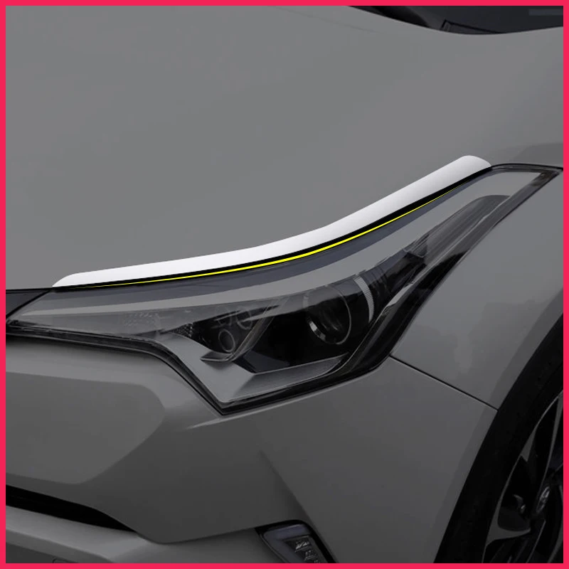 ABS chrome Car front head Light lamp eyebrow hood Molding frame stickers For Toyota C-HR CHR 2016 2018 Accessories
ABS chrome Car front head Light lamp eyebrow hood Molding frame stickers For Toyota C-HR CHR 2016 2018 Accessories