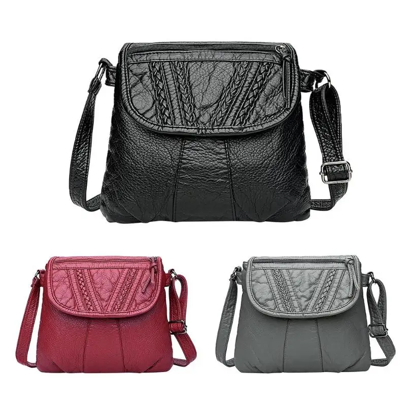 Women Satchel Messenger Bags PU Leather Shoulder Solid Color Crossbody Women Leather Handbags
Women Satchel Messenger Bags PU Leather Shoulder Solid Color Crossbody Women Leather Handbags