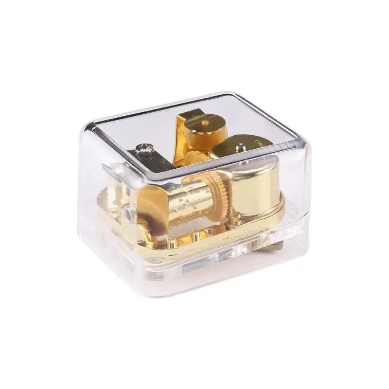 Handle Gold Clockwork DIY Play Mechanical Metal Clockwork Hand Crank Music Box Movement Toy Beautiful Melody Gift
Handle Gold Clockwork DIY Play Mechanical Metal Clockwork Hand Crank Music Box Movement Toy Beautiful Melody Gift