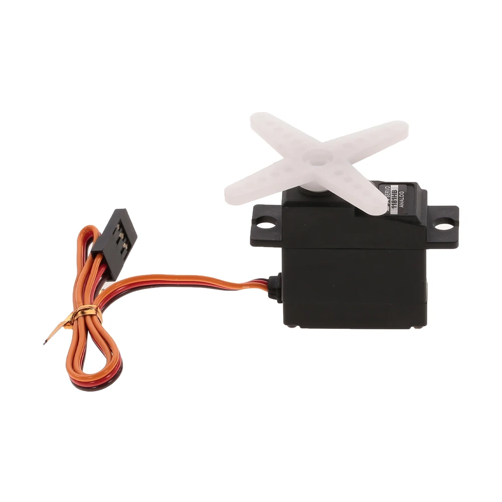 JX PS-1181HB 4.8V-6V 16g 0.13sec/60° 3.0kg Analog Mini Servo for 1/16 RC Car RC Helicopter RC Boat RC Airplane Tail Servo
JX PS-1181HB 4.8V-6V 16g 0.13sec/60° 3.0kg Analog Mini Servo for 1/16 RC Car RC Helicopter RC Boat RC Airplane Tail Servo