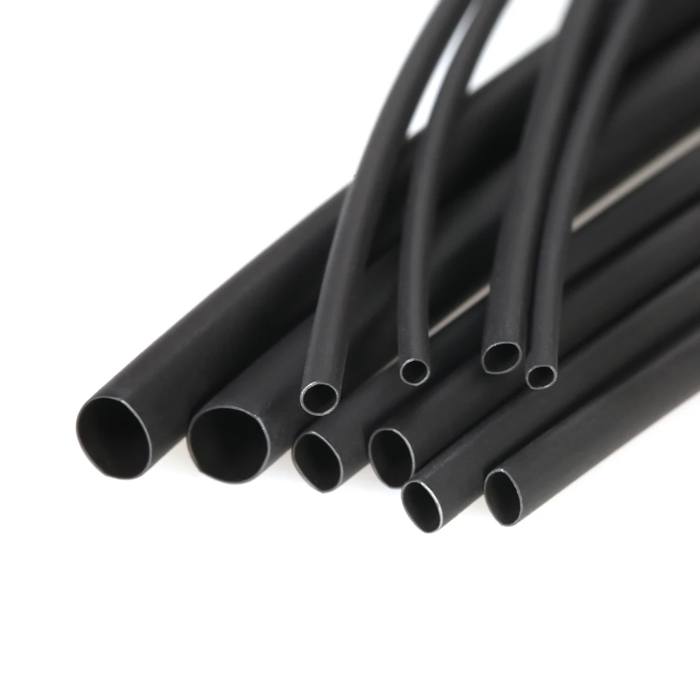 Heat Shrink Tubing Ratio 2:1 Electrical Sleeving Cable Wire Heatshrink Tube Black 50mm Diameter & 2m Length | Обустройство дома