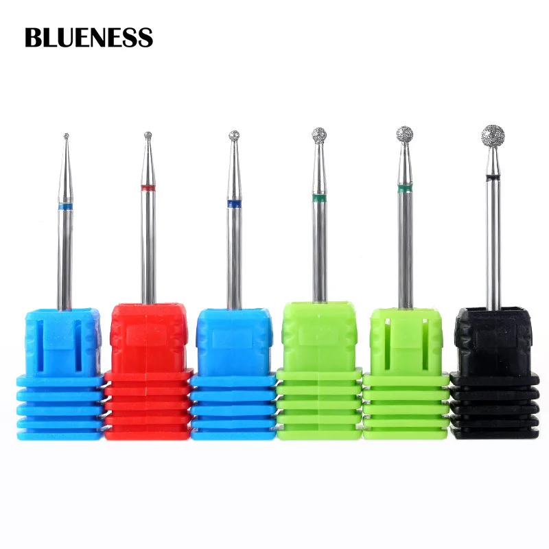 Blueness 6 Size Diamond Nail Drill Bits Round Head Rotary Bur Cuticle Electric Nail Drill Accessories Nail Toes Tools
Blueness 6 Size Diamond Nail Drill Bits Round Head Rotary Bur Cuticle Electric Nail Drill Accessories Nail Toes Tools