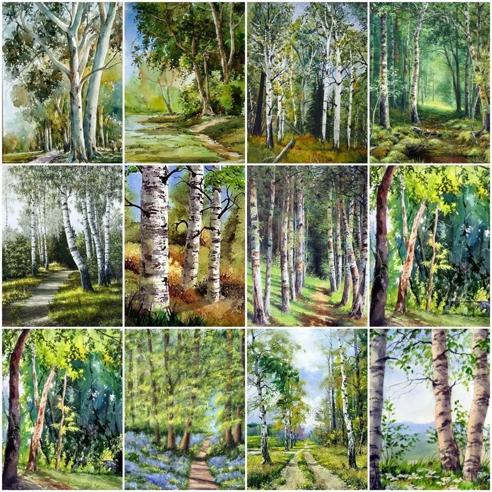 Huacan Diamond Embroidery Scenic White Birch 5d DIY Diamond Painting Full Square Cross Stitch Mosaic Home Decor Gift
Huacan Diamond Embroidery Scenic White Birch 5d DIY Diamond Painting Full Square Cross Stitch Mosaic Home Decor Gift