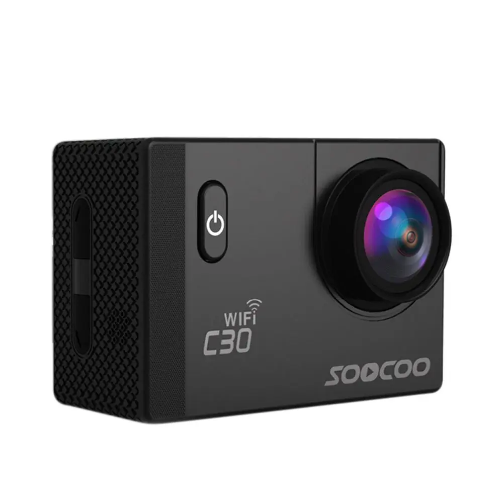 

SOOCOO C30 Action 4K Sports Camera Wifi Built-in Gyro Adjustable Viewing angles(70-170 Degrees) 2.0 LCD NTK96660 30M Waterproo