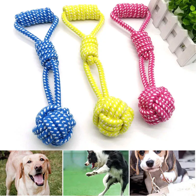 Pet Dog Chewing Toy Cotton Rope Knots Wear Resistant Puppy Teeth Cleaning Toys for Small Medium Dogs WXV Sale
Pet Dog Chewing Toy Cotton Rope Knots Wear Resistant Puppy Teeth Cleaning Toys for Small Medium Dogs WXV Sale