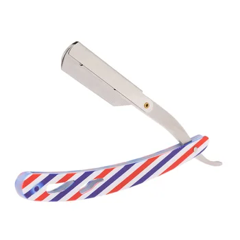 Barber Straight Edge Razor Stainless Steel Salon Safety Folding Shaving Blades Hair Cutting Blade Colorful Shaving Tool
Barber Straight Edge Razor Stainless Steel Salon Safety Folding Shaving Blades Hair Cutting Blade Colorful Shaving Tool