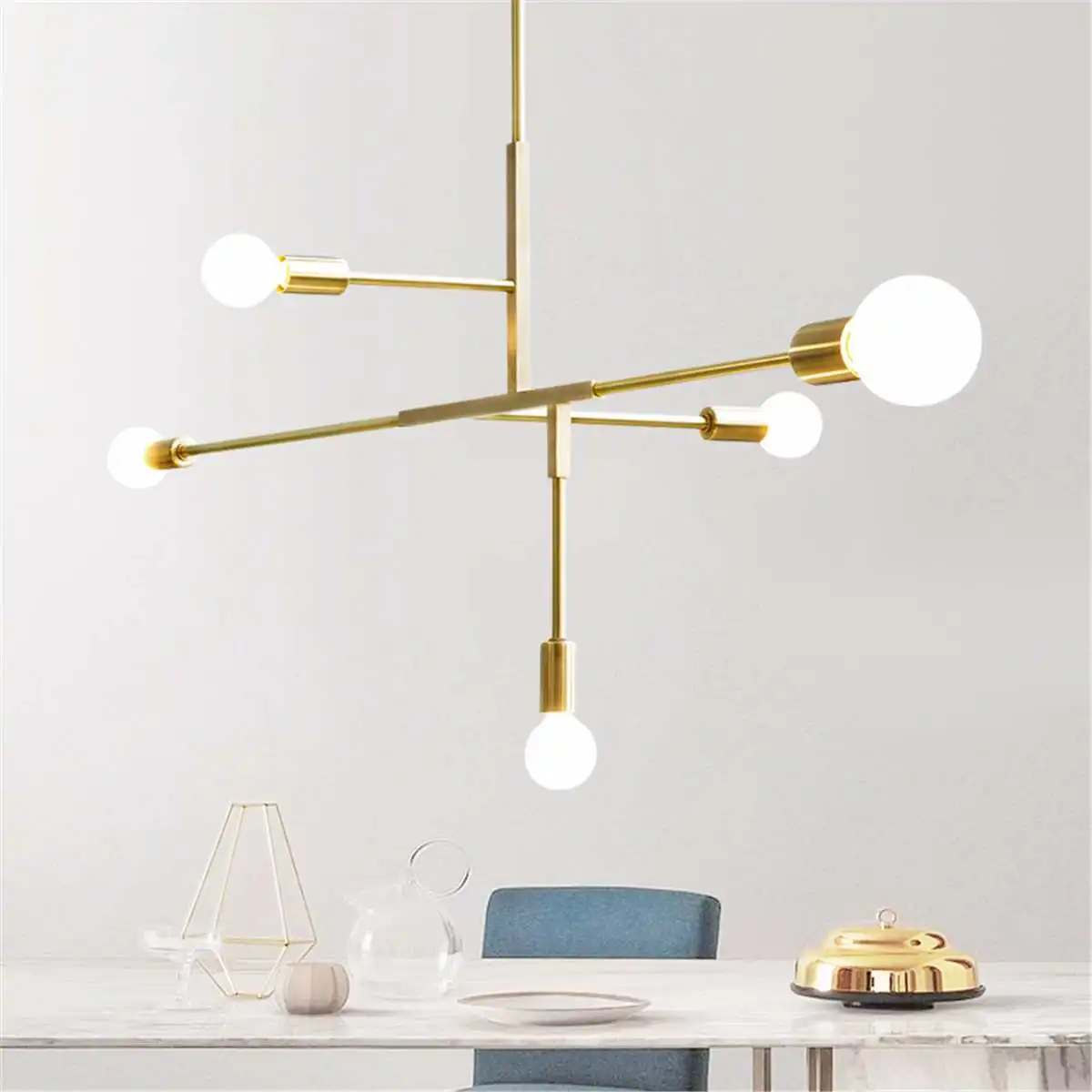 Modern Gold Metal LED Ceiling Chandelier Lighting Pendant Industrial Chandeliers Lamp Lights Home Bedroom Fixtures 
Modern Gold Metal LED Ceiling Chandelier Lighting Pendant Industrial Chandeliers Lamp Lights Home Bedroom Fixtures