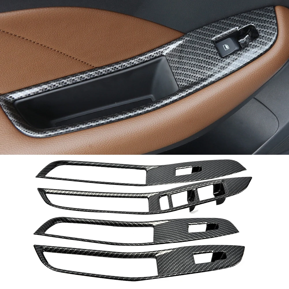 4pcs/set Window Switch Panel Cover Trim Frame Decorative Sticker for MG ZS 2017-2018 Carbon Fiber Car Styling
4pcs/set Window Switch Panel Cover Trim Frame Decorative Sticker for MG ZS 2017-2018 Carbon Fiber Car Styling
