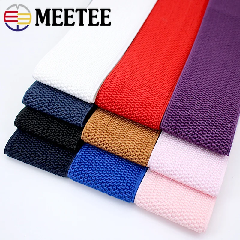 Meetee 5yards 60MM Thickened Elastic Bands Colorful Rubber Garment Jacket Pants Belt Handmade Sewing Accessories AP612
Meetee 5yards 60MM Thickened Elastic Bands Colorful Rubber Garment Jacket Pants Belt Handmade Sewing Accessories AP612