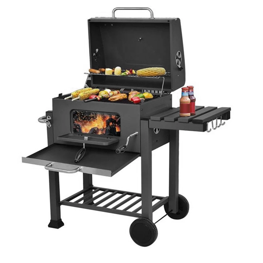 Outdoor Barbecue Stove Charcoal Oven BBQ Grill with Hollow Handle Folding Side Rack with Temperature Gauge Outdoor Stove
Outdoor Barbecue Stove Charcoal Oven BBQ Grill with Hollow Handle Folding Side Rack with Temperature Gauge Outdoor Stove