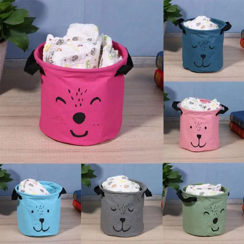Multi-color Round Emotion Laundry Basket Small Clothing Cartoon Storage Box Bag Barrel Organizer Home Storage Supplies
Multi-color Round Emotion Laundry Basket Small Clothing Cartoon Storage Box Bag Barrel Organizer Home Storage Supplies