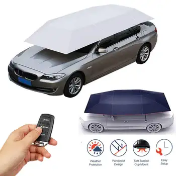 Portable Full Automatic Car Cover Umbrella Outdoor Car Tent Umbrella Roof Cover UV Protection Kits Sun Shade with Remote Control
Portable Full Automatic Car Cover Umbrella Outdoor Car Tent Umbrella Roof Cover UV Protection Kits Sun Shade with Remote Control