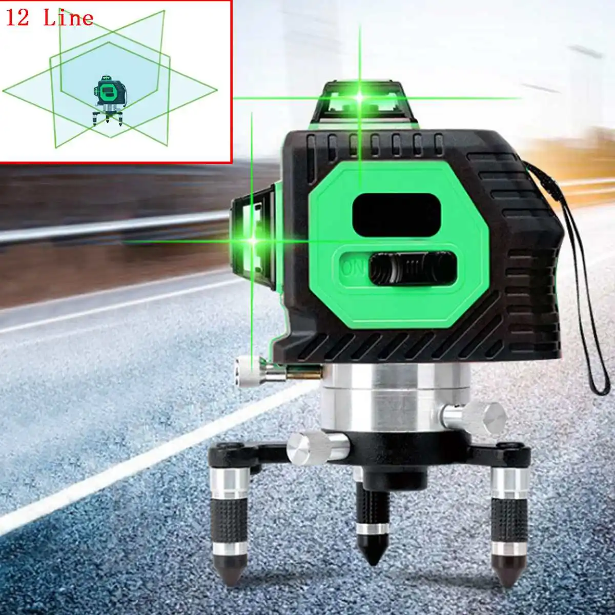 12 Lines Laser Level Self-Leveling 360 Horizontal And Vertical Cross Laser Beam Line 3D Nivel Laser Level Tools
12 Lines Laser Level Self-Leveling 360 Horizontal And Vertical Cross Laser Beam Line 3D Nivel Laser Level Tools