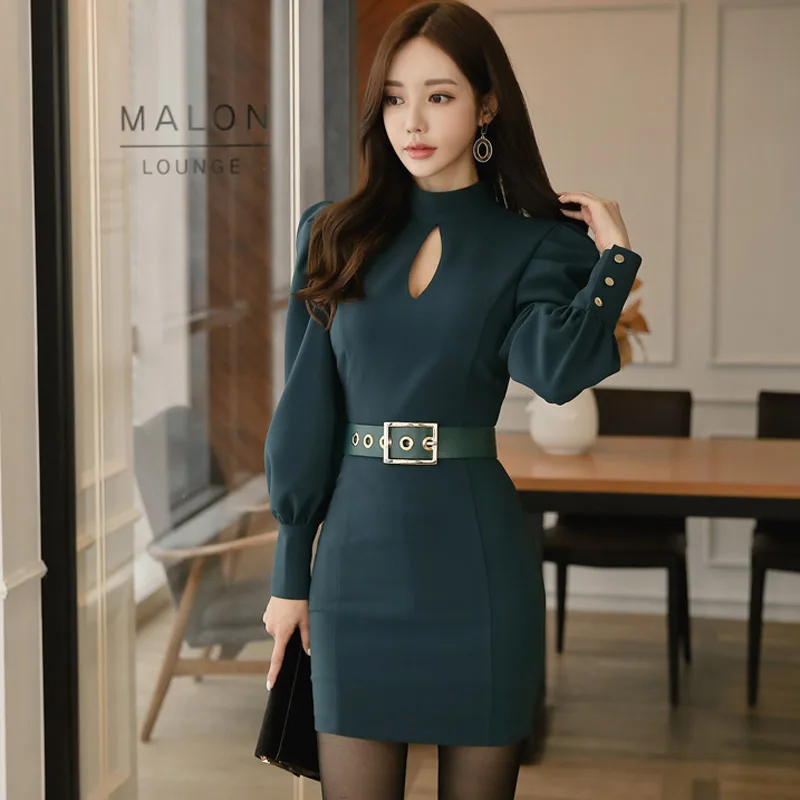 CINESSD The Sexy OL Work Bodycon Dress 2019 Women Autumn Women Solid Stand Long Lantern Sleeve Office Dress Vestidos Plus Size
CINESSD The Sexy OL Work Bodycon Dress 2019 Women Autumn Women Solid Stand Long Lantern Sleeve Office Dress Vestidos Plus Size