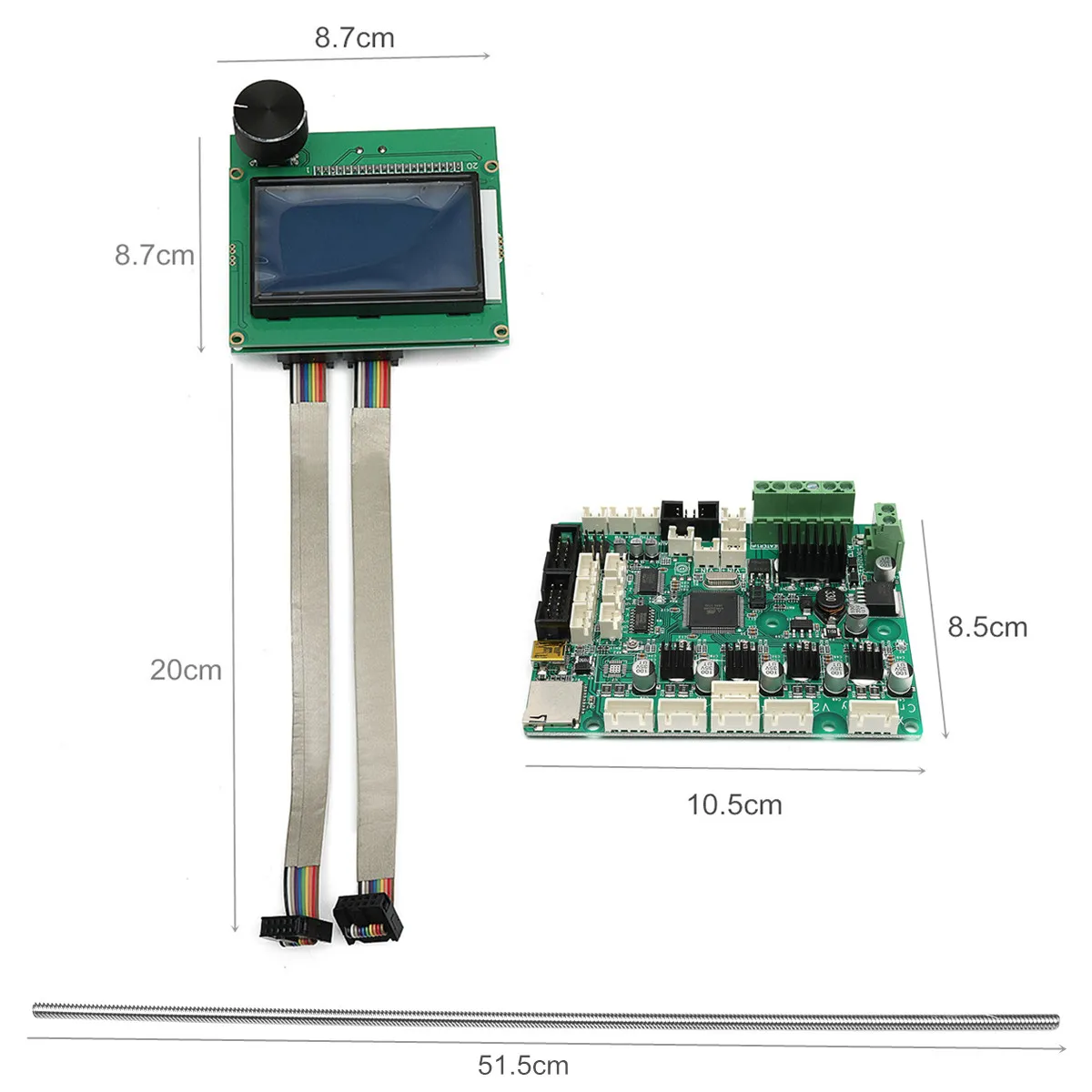 1 Set Electronics 3D Printer Parts Kits Updated CR-10S 3D Printer Parts With Motherboard Display Screen Motor Isolation Column
1 Set Electronics 3D Printer Parts Kits Updated CR-10S 3D Printer Parts With Motherboard Display Screen Motor Isolation Column