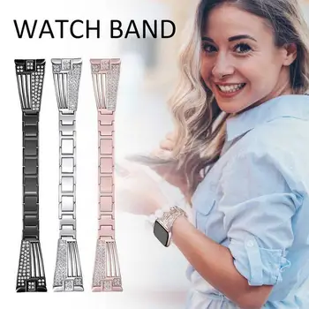 Watch Strap Bracelet For Fitbit Versa/Versa Lite Diamond Steel Strip Strap Rhinestone Stainless Steel
Watch Strap Bracelet For Fitbit Versa/Versa Lite Diamond Steel Strip Strap Rhinestone Stainless Steel