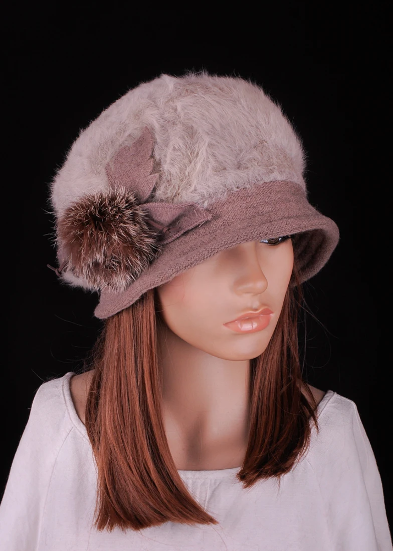 M641 Fashion Light Brown Women Lady Winter Warm Cute Rabbit Fur & Wool Flowers Decorated Hat Beret Beanie Cap
M641 Fashion Light Brown Women Lady Winter Warm Cute Rabbit Fur & Wool Flowers Decorated Hat Beret Beanie Cap