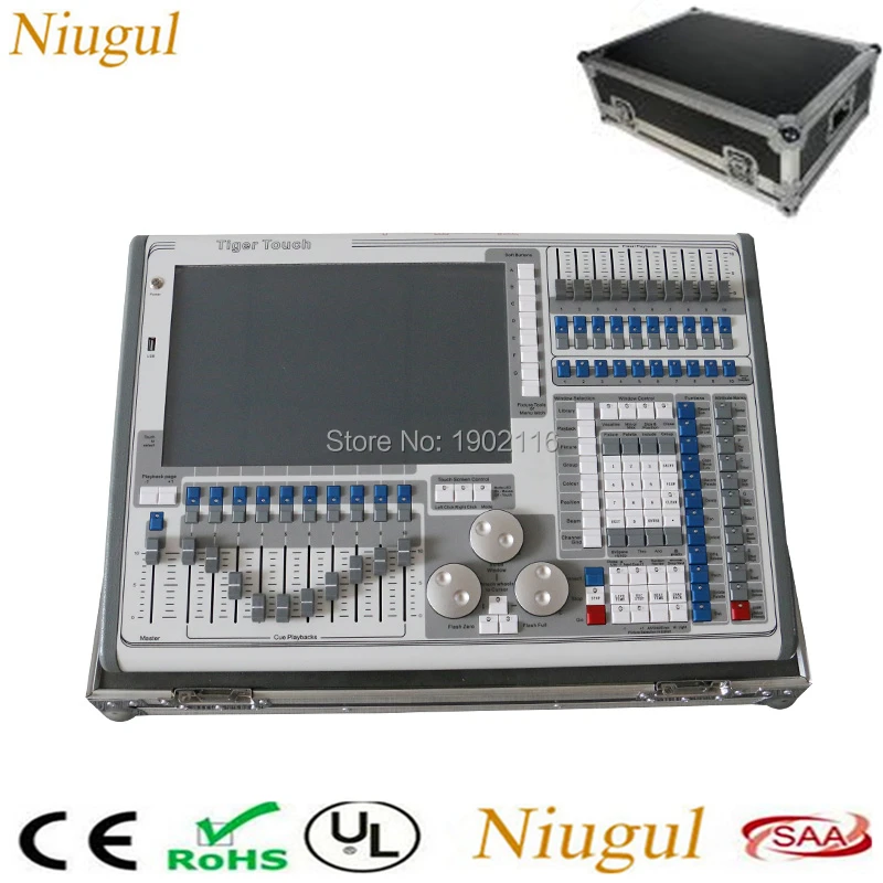 Tiger Touch Console/DMX Controller With Flight Case/Bar Stage Effect Lighting Control DJ Equipment/TT DMX512 Consoles Controller
Tiger Touch Console/DMX Controller With Flight Case/Bar Stage Effect Lighting Control DJ Equipment/TT DMX512 Consoles Controller