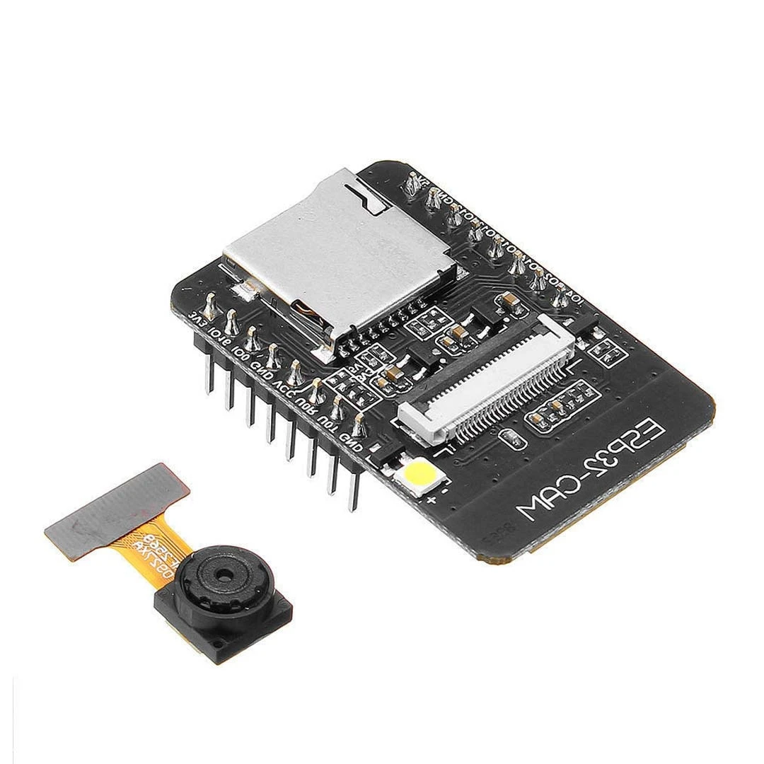 ESP32-CAM WiFi WiFi Module ESP32 serial to WiFi ESP32 CAM Development Board 5V Bluetooth with OV2640 Camera Module
ESP32-CAM WiFi WiFi Module ESP32 serial to WiFi ESP32 CAM Development Board 5V Bluetooth with OV2640 Camera Module