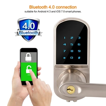 S200 Bluetooth APP Remote Control Digital Password Smart Door Lock for Home Hotel Apartment Safe And Durable
S200 Bluetooth APP Remote Control Digital Password Smart Door Lock for Home Hotel Apartment Safe And Durable