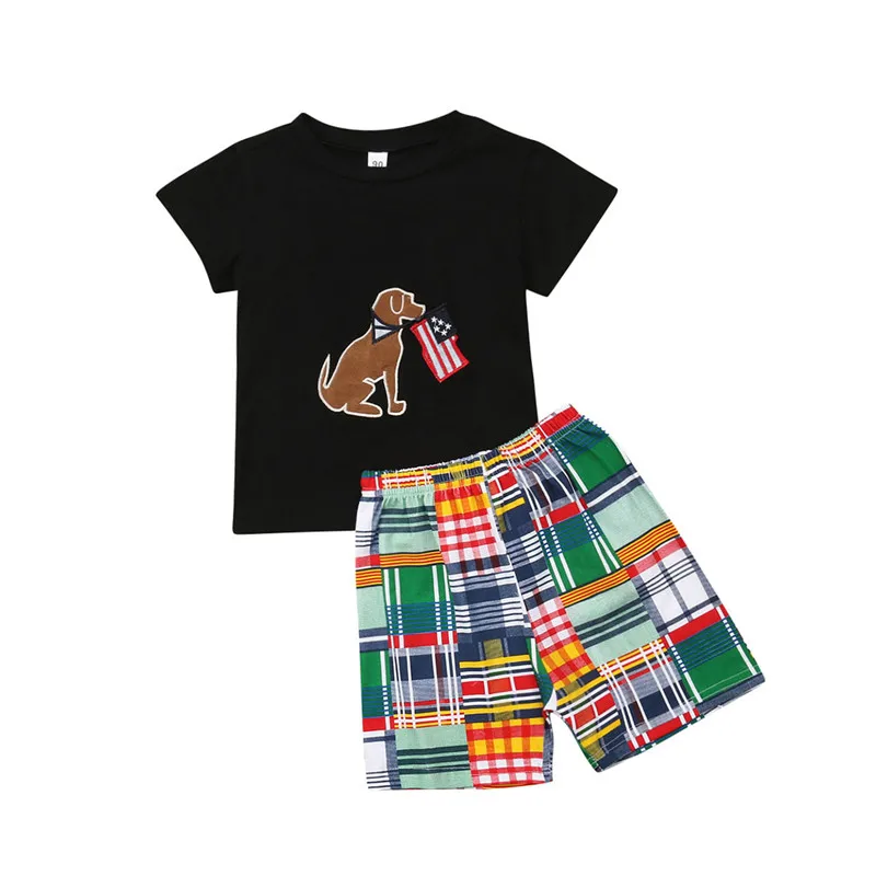 Boys Clothes Summer Boys Outfits Short Sleeve Tops T-shirt Plaid Shorts Casual Children Clothes Kids Sets Baby Boy Clothing Set
Boys Clothes Summer Boys Outfits Short Sleeve Tops T-shirt Plaid Shorts Casual Children Clothes Kids Sets Baby Boy Clothing Set