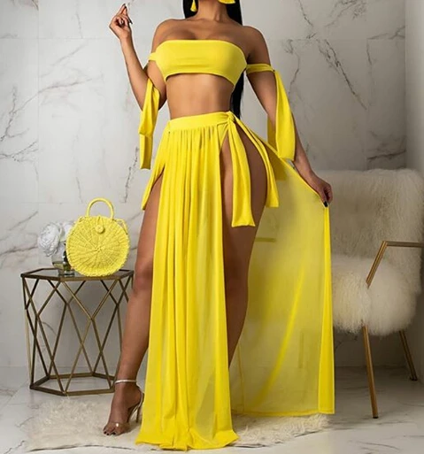 2Pcs Sexy Womens Cover Up Bikini Sheer Beach Long Wrap Dress Sarong Pareo Swimwear
2Pcs Sexy Womens Cover Up Bikini Sheer Beach Long Wrap Dress Sarong Pareo Swimwear